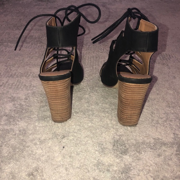 Aldo Lace Up Heels - Picture 3 of 3